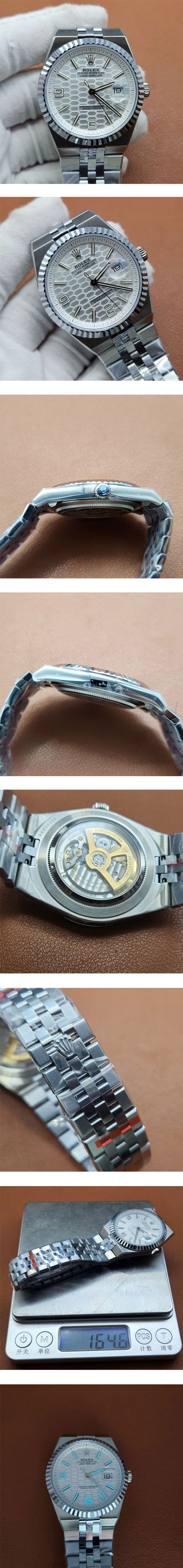 【EB工場 加重版】 ロレックスコピー ランドドゥエラー 127334 シルバー スーパーコピー時計販売店